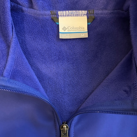 Columbia Royal Blue Softshell Jacket for Kids - Picture 4 of 5